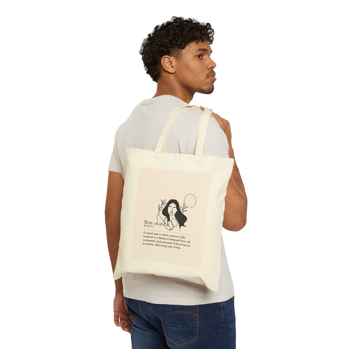 Mindful Definition Tote Bag Flow State