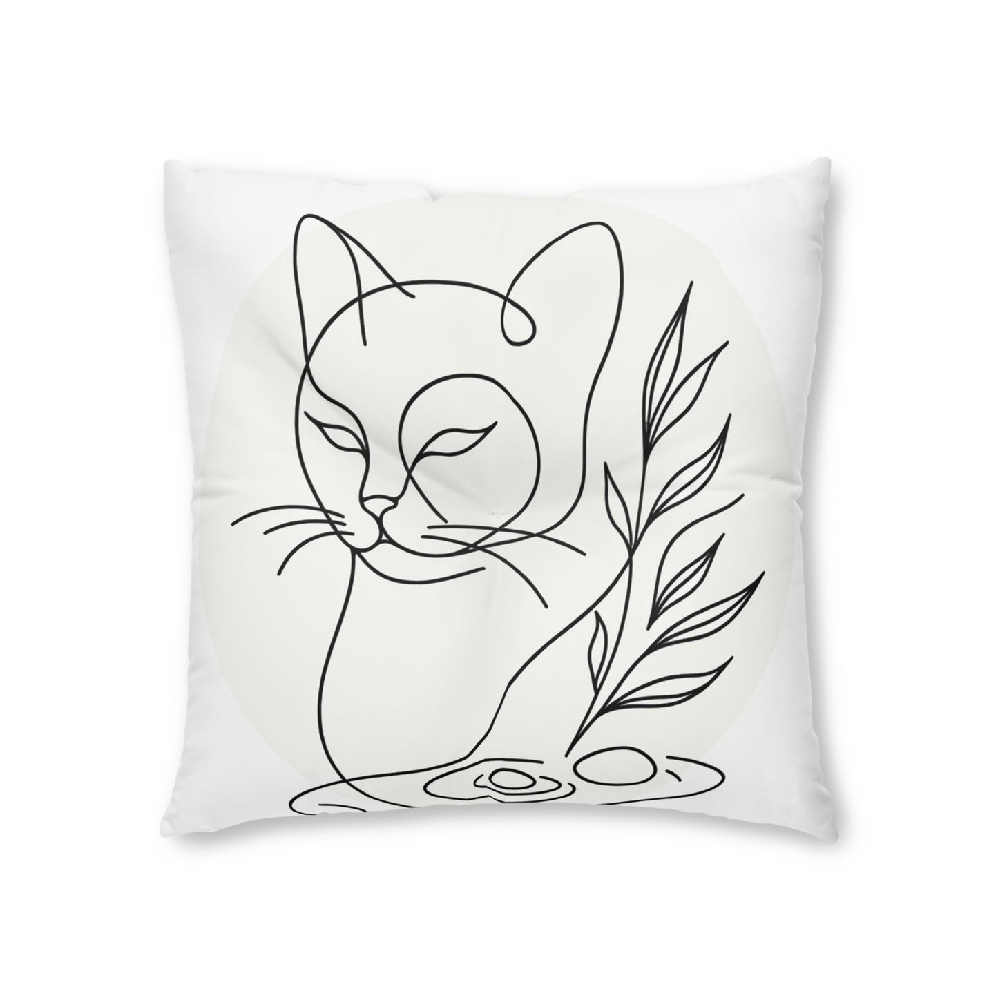 Paws & Reflect Floor Pillow - Zen Cat