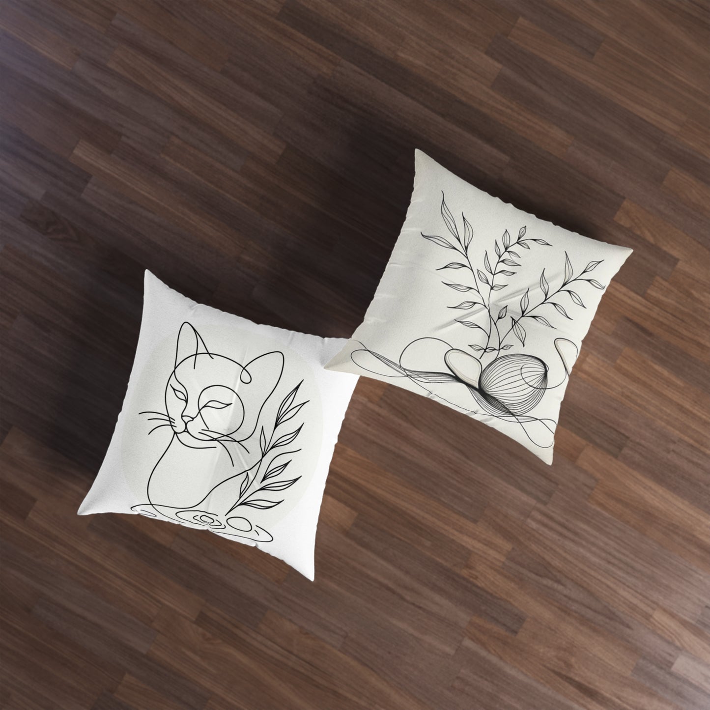 Paws & Reflect Floor Pillow - Zen Cat