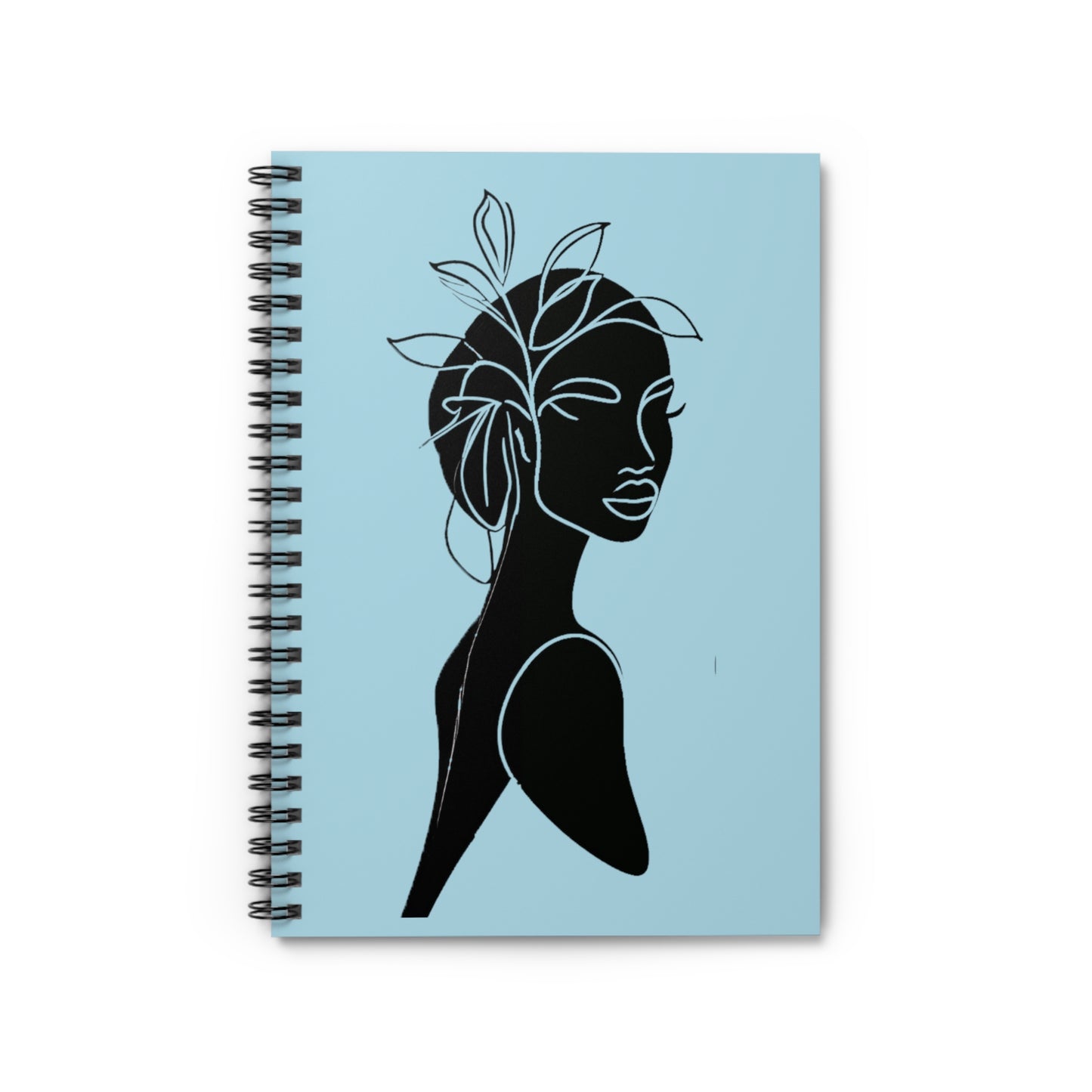 Portrait of Poise Spiral Notebook - Laurel Serenity