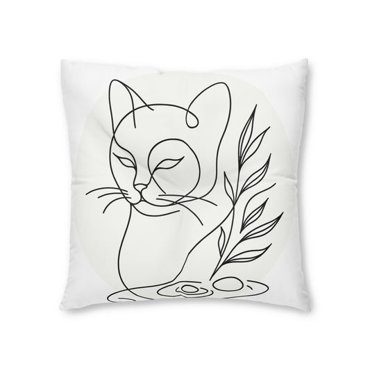 Paws & Reflect Floor Pillow - Zen Cat