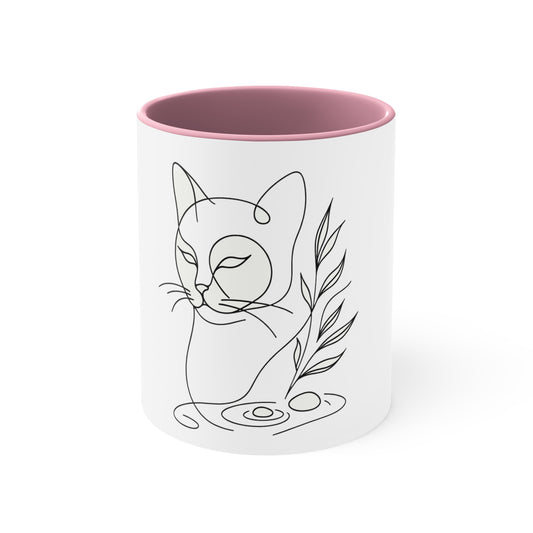Paws & Reflect Mug - Zen Cat