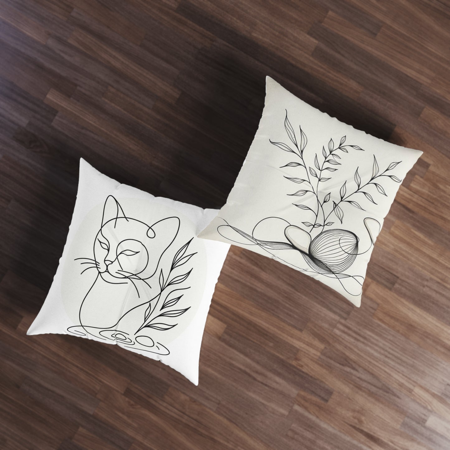 Paws & Reflect Floor Pillow - Zen Cat