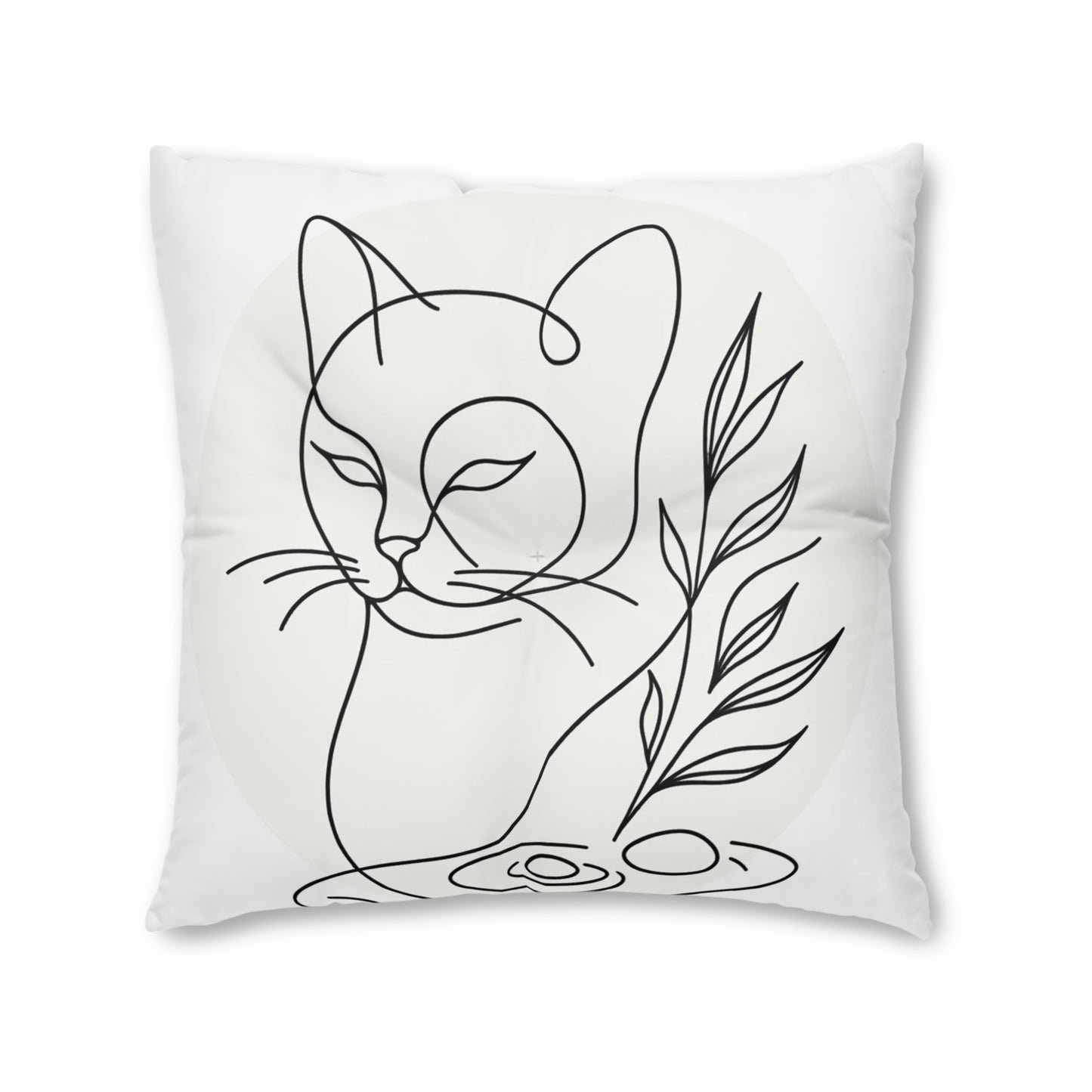 Paws & Reflect Floor Pillow - Zen Cat